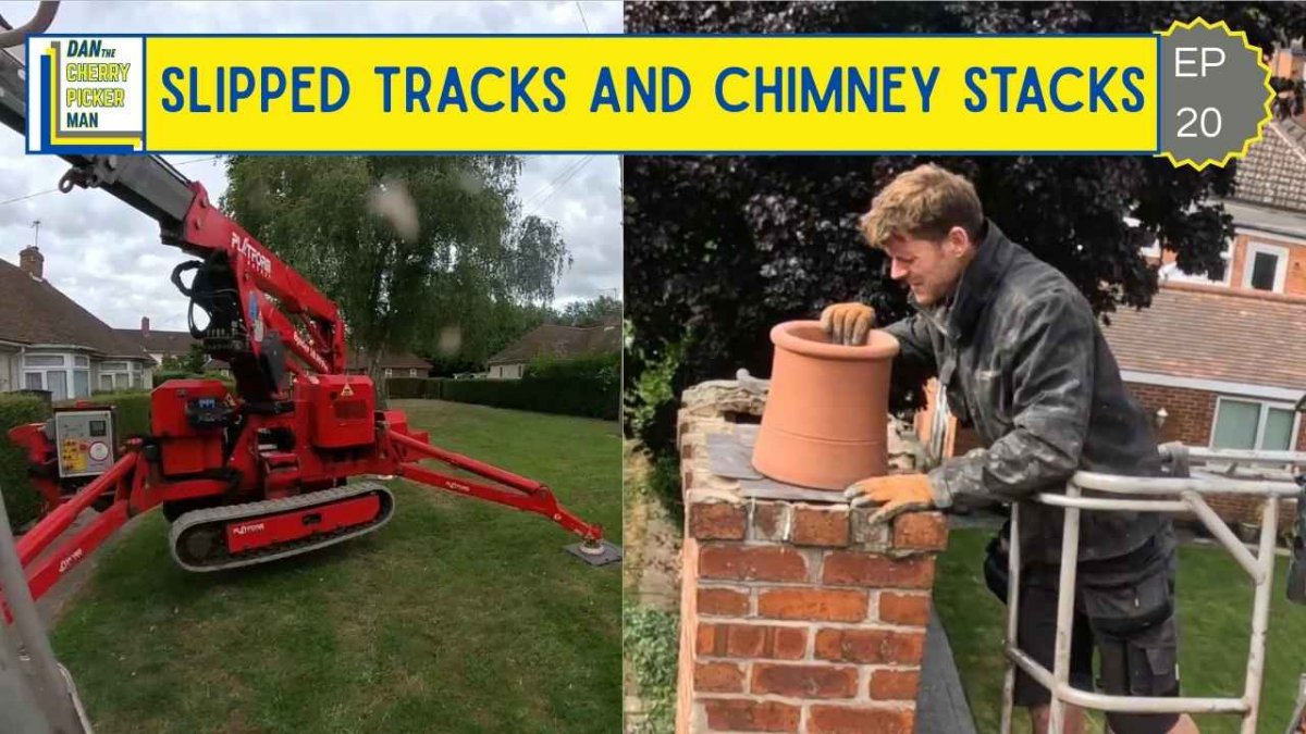 Chimney Liner Installation, Tile Vent Fitting & Leak Investigation – A Day in the Life of the Cherry Picker Man 